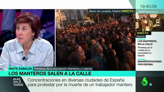 Zabala, portavoz de manteros y lateros Zabala, portavoz de manteros y lateros