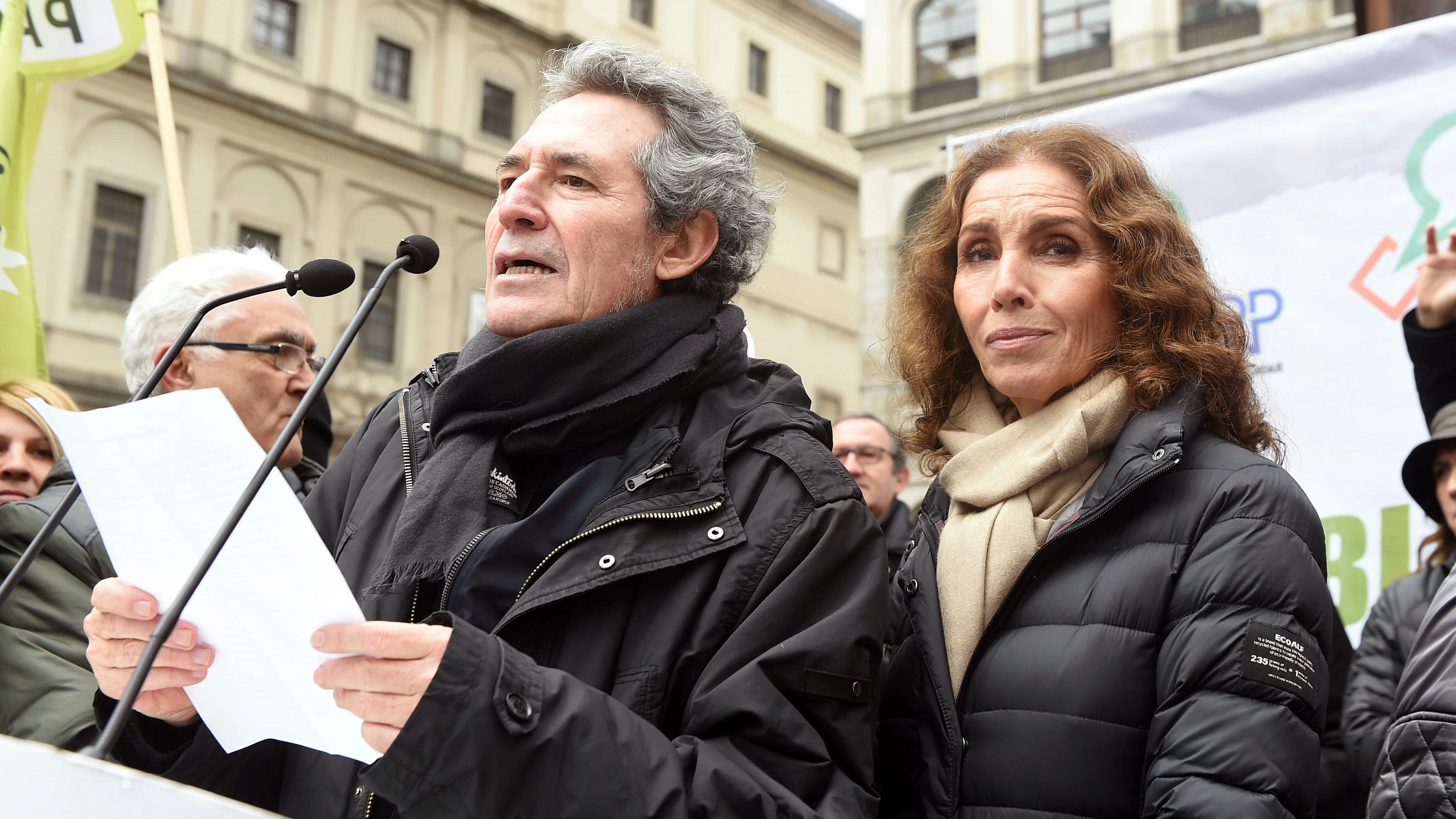 Los cantantes Miguel Ríos y Ana Belén