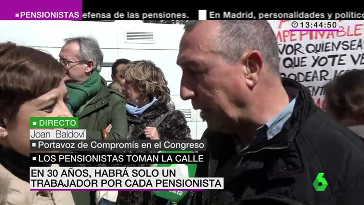 El portavoz de Compromís en el Congreso, Joan Baldoví