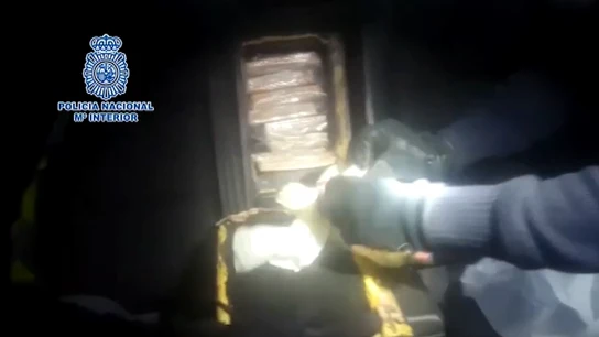 Heroína encontrada por la Policía en una casa de Vilagarcía de Arousa Heroína encontrada por la Policía en una casa de Vilagarcía de Arousa