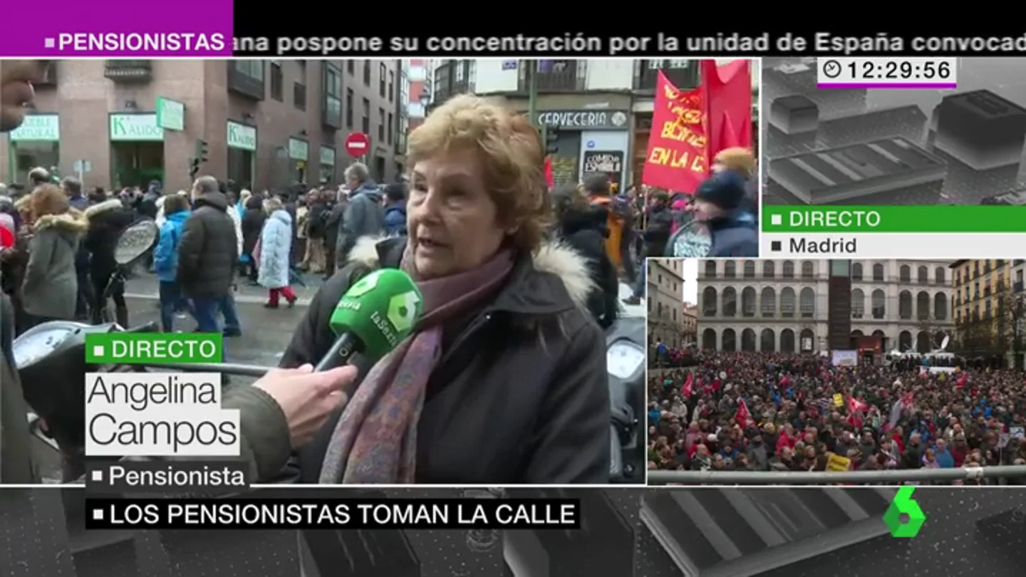 Angelina Campos, pensionista Angelina Campos, pensionista