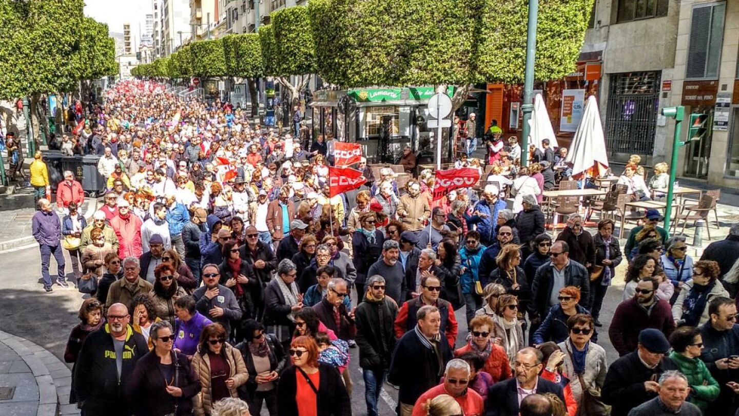 Manifestaci&oacute;n en Almer&iacute;a