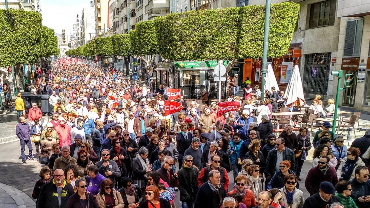 Manifestación en Almería