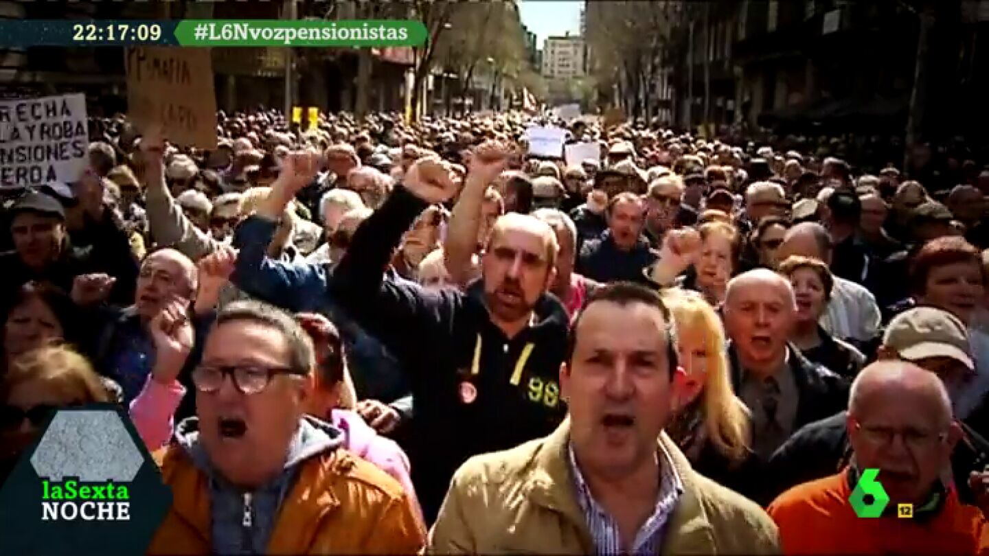 Manifestaci&oacute;n de pensionistas