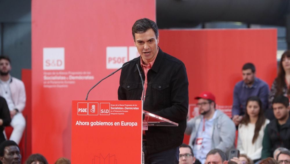 El líder del PSOE, Pedro Sánchez, durante su intervención en la clausura de la Escuela de Buen Gobierno