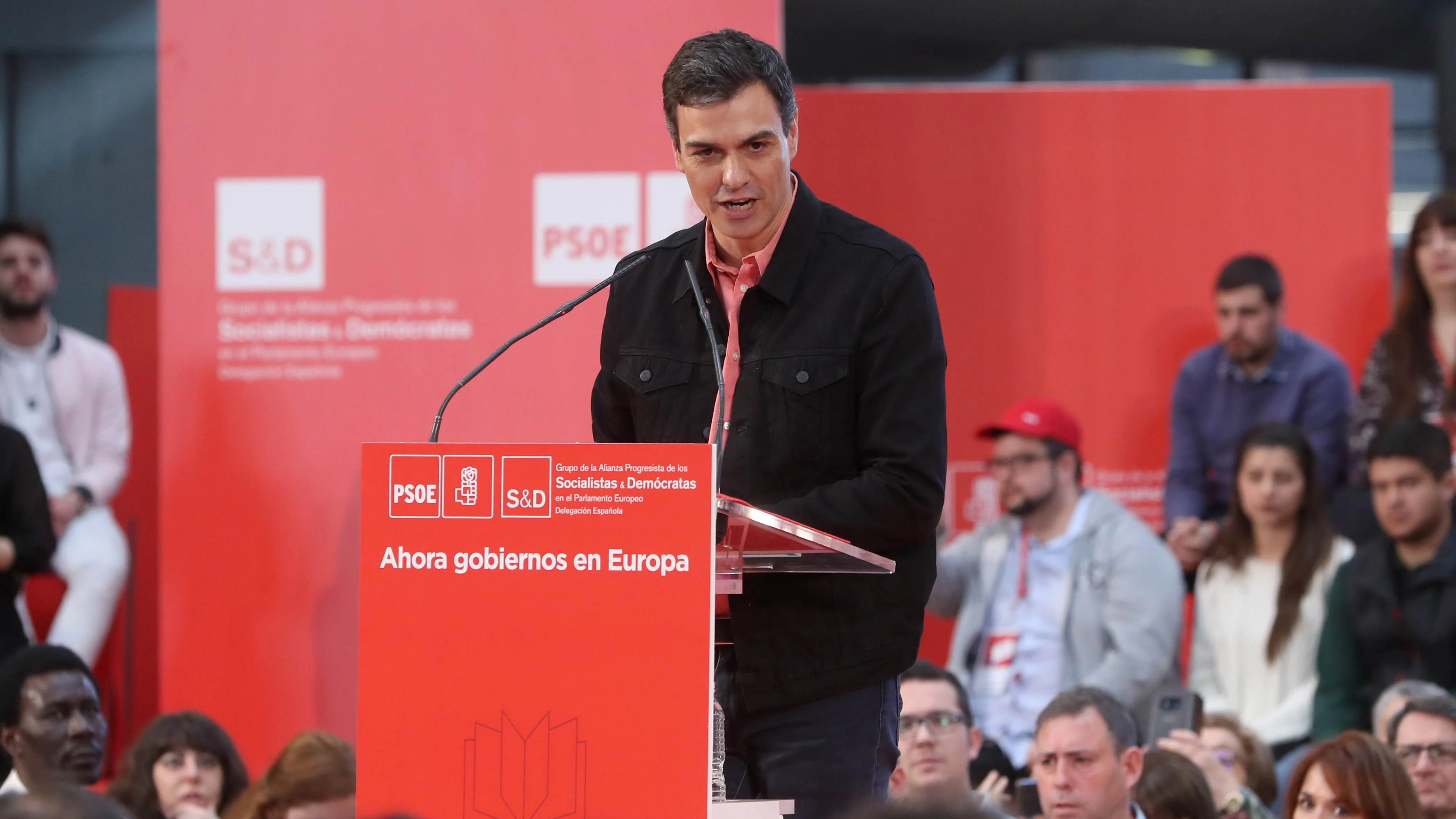 El líder del PSOE, Pedro Sánchez, durante su intervención en la clausura de la Escuela de Buen Gobierno