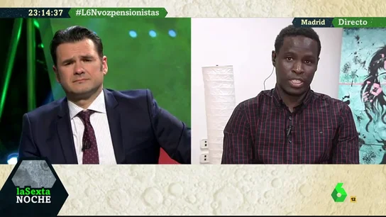 Malick Gueye, portavoz del Sindicato de Manteros Malick Gueye, portavoz del Sindicato de Manteros