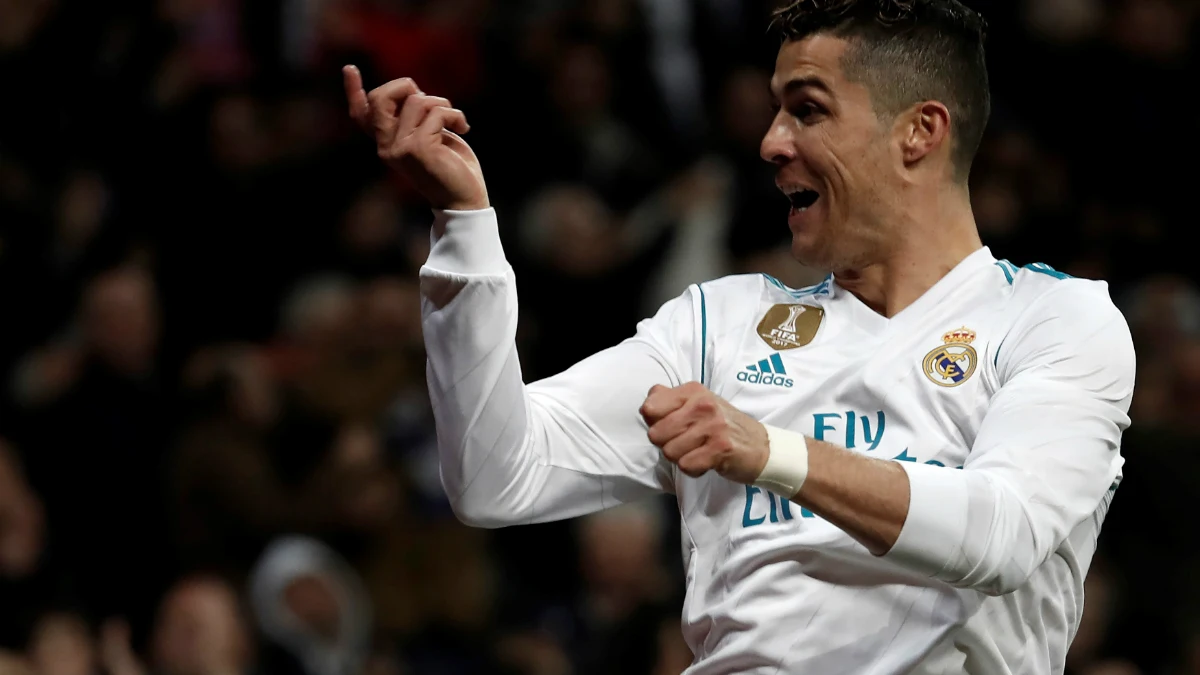 Cristiano Ronaldo celebra un gol