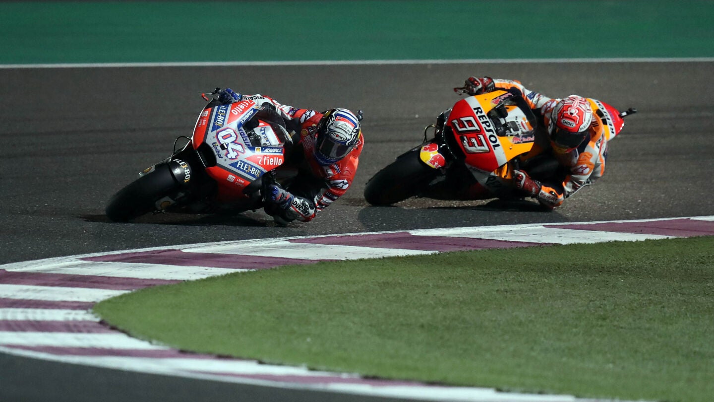 Dovizioso y Marc M&aacute;rquez