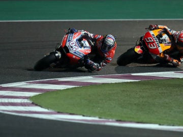Dovizioso y Marc Márquez Dovizioso y Marc Márquez