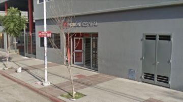 Imagen del hospital de Morón, en Buenos Aires, donde la niña ingresó ya sin vida
