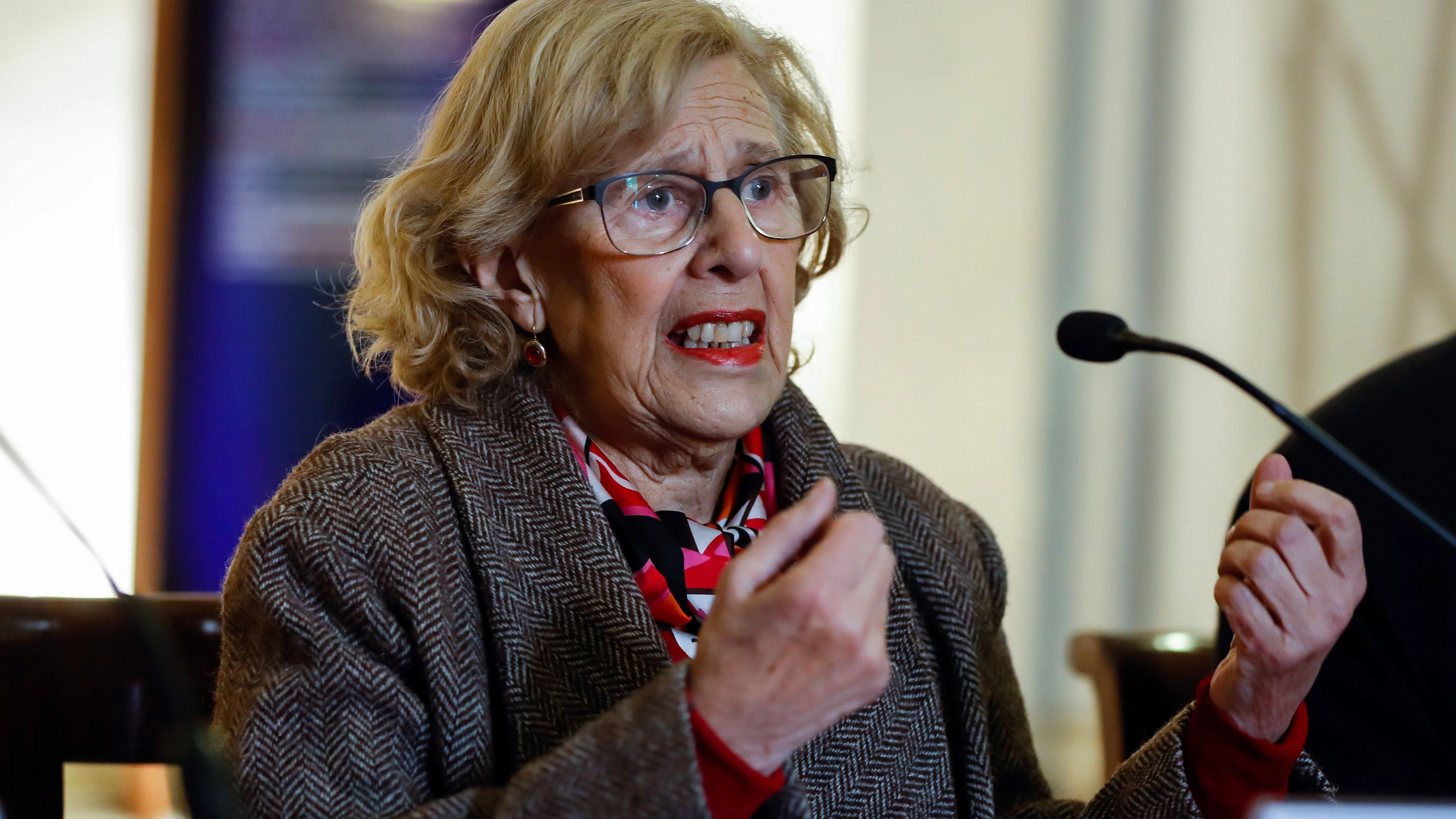 La alcaldesa de Madrid, Manuela Carmena