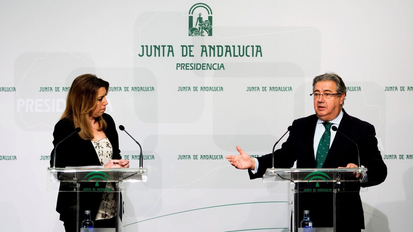 Susana D&iacute;az junto a Juan Ignacio Zoido