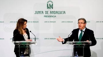 Susana Díaz junto a Juan Ignacio Zoido