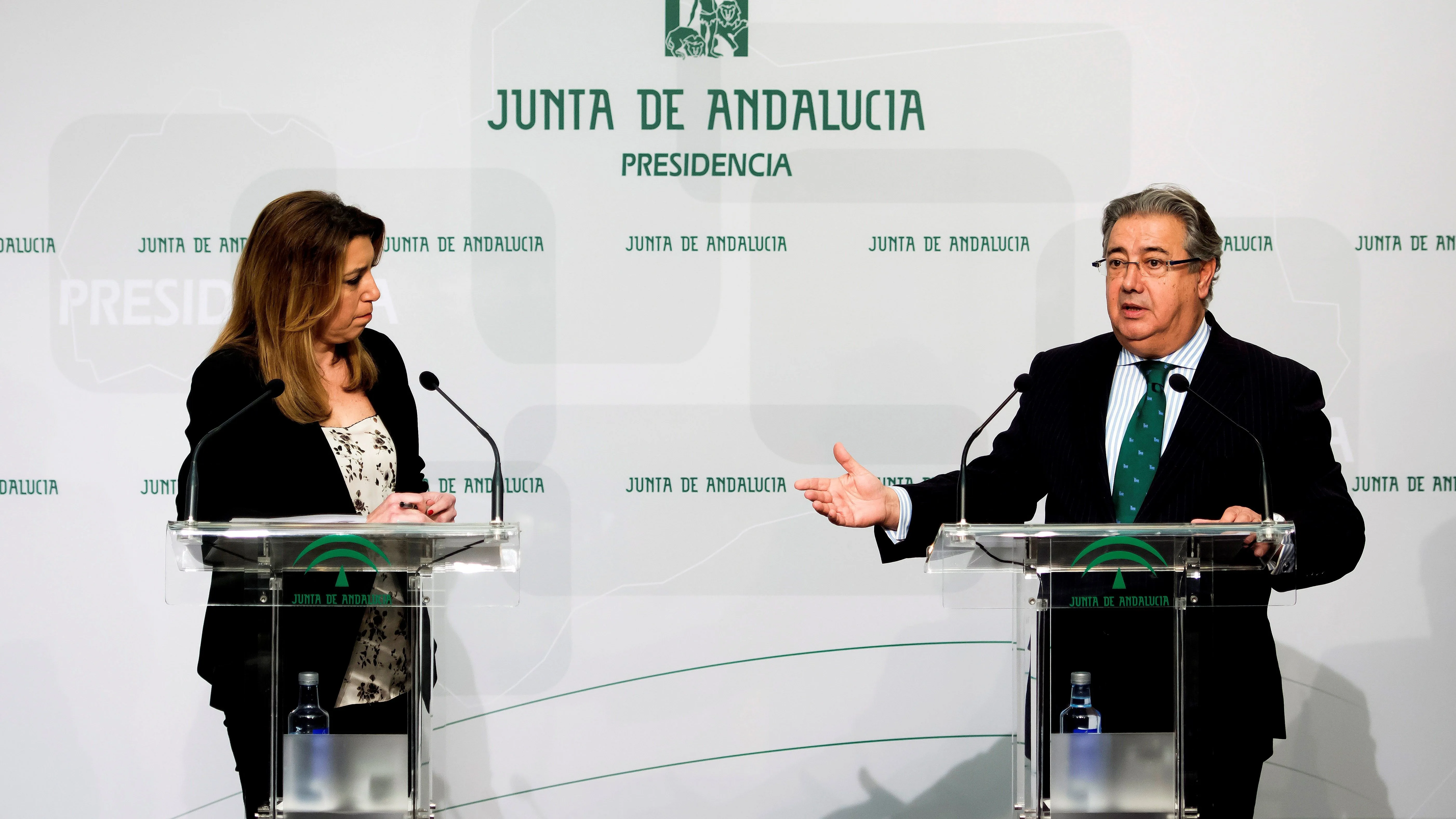 Susana Díaz junto a Juan Ignacio Zoido Susana Díaz junto a Juan Ignacio Zoido
