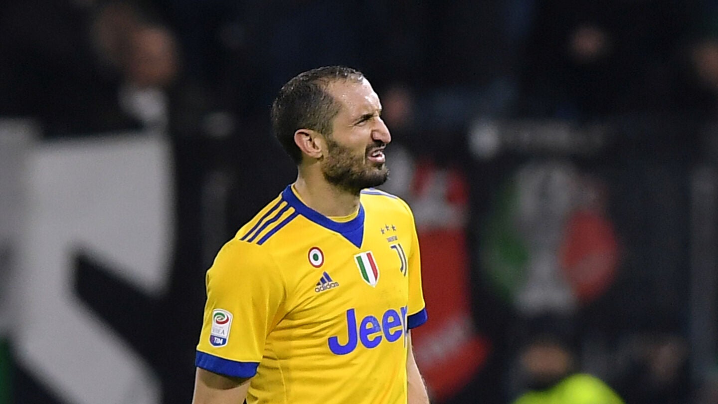 Chiellini se lesion&oacute; contra el Spal