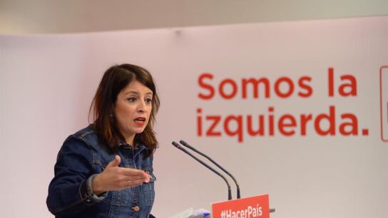 La vicesecretaria general del PSOE, Adriana Lastra