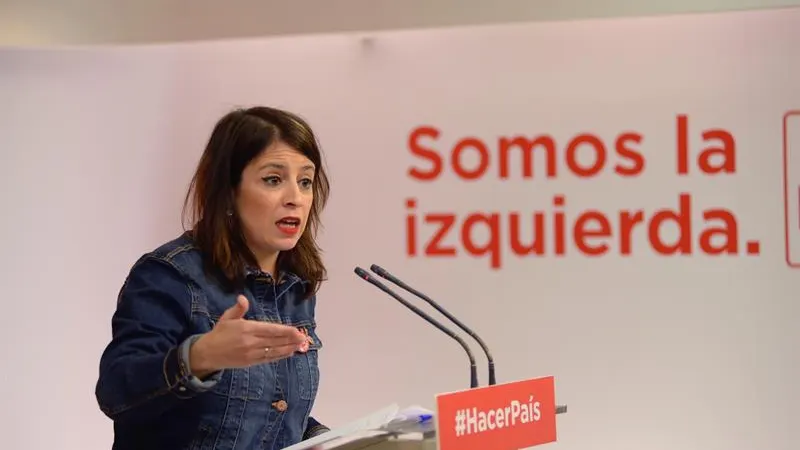 La vicesecretaria general del PSOE, Adriana Lastra