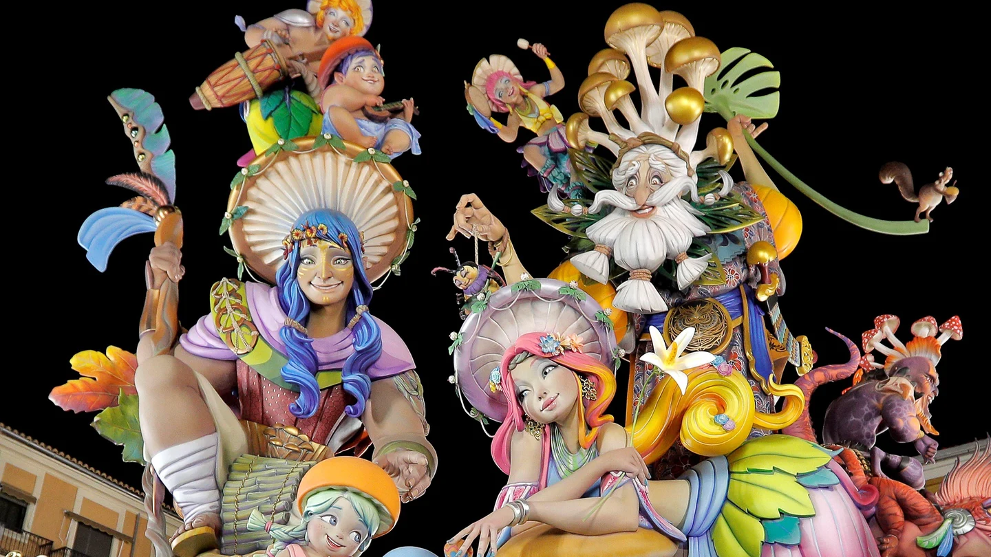 Uno de los monumentos de las Fallas 2018 Uno de los monumentos de las Fallas 2018
