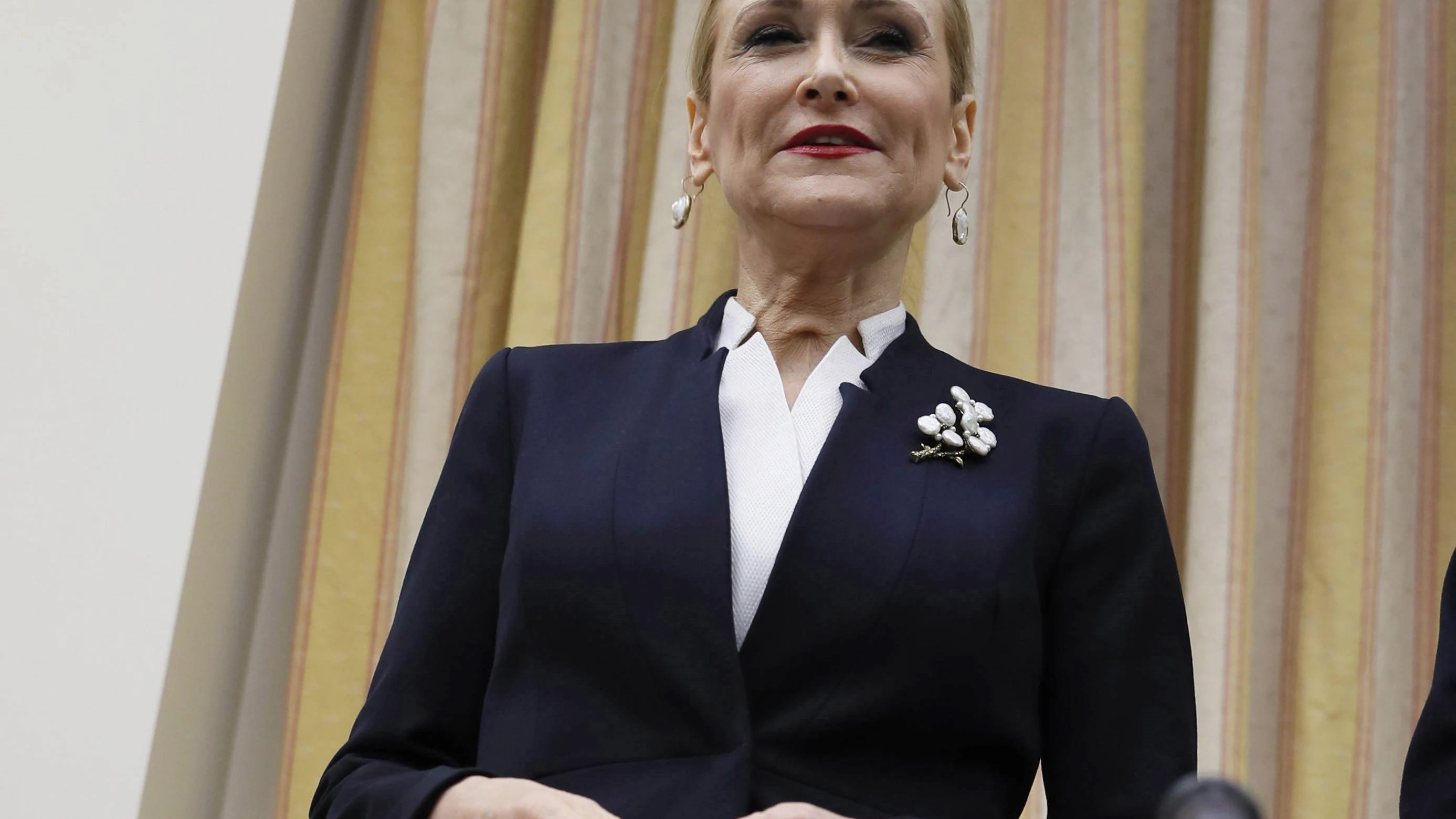 La presidenta de la Comunidad de Madrid, Cristina Cifuentes