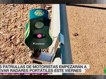 'Velolaser', los radares portátiles de las patrullas motoristas llegan este viernes