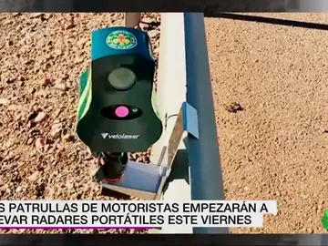 'Velolaser', los radares portátiles de las patrullas motoristas llegan este viernes 'Velolaser', los radares portátiles de las patrullas motoristas llegan este viernes