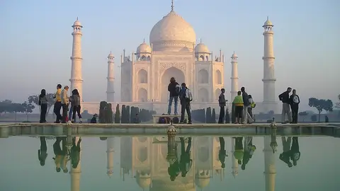 Destinos para mochileros La India, taj Mahal