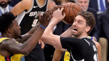 Pau Gasol, en el partido ante los Warriors