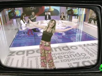 Anna Simon canta a un concursante de Ahora Caigo Anna Simon canta a un concursante de Ahora Caigo