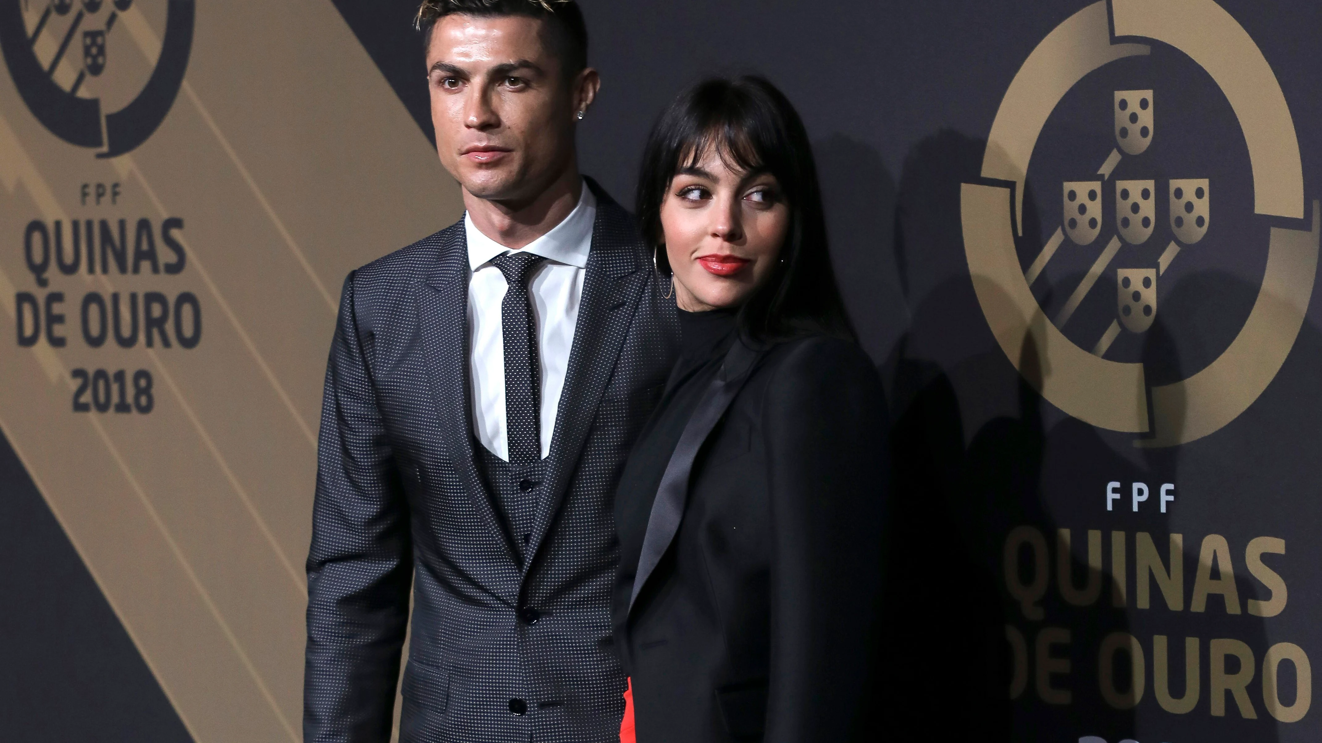 Cristiano Ronaldo, junto a Georgina