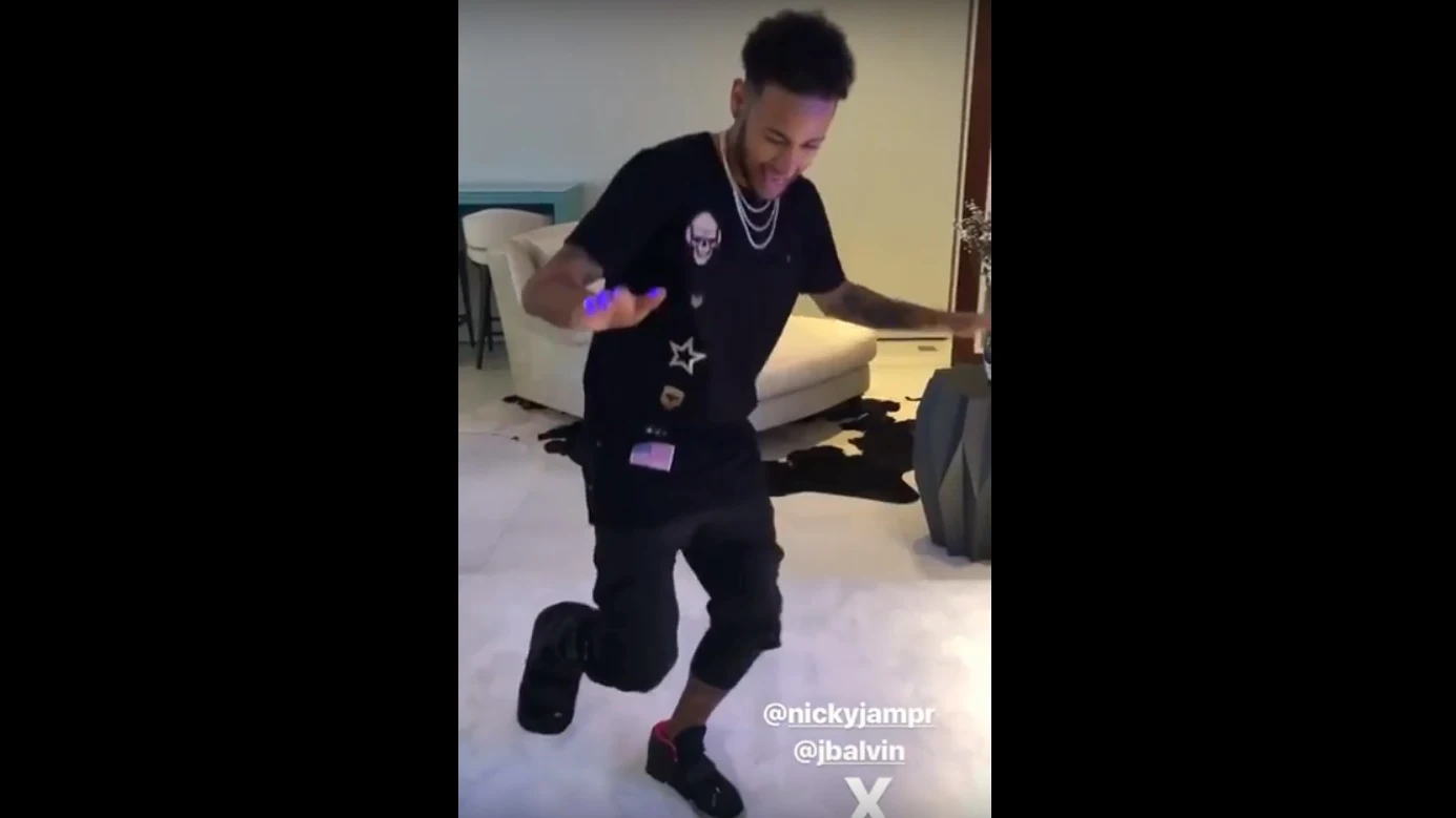 El polémico baile de Neymar