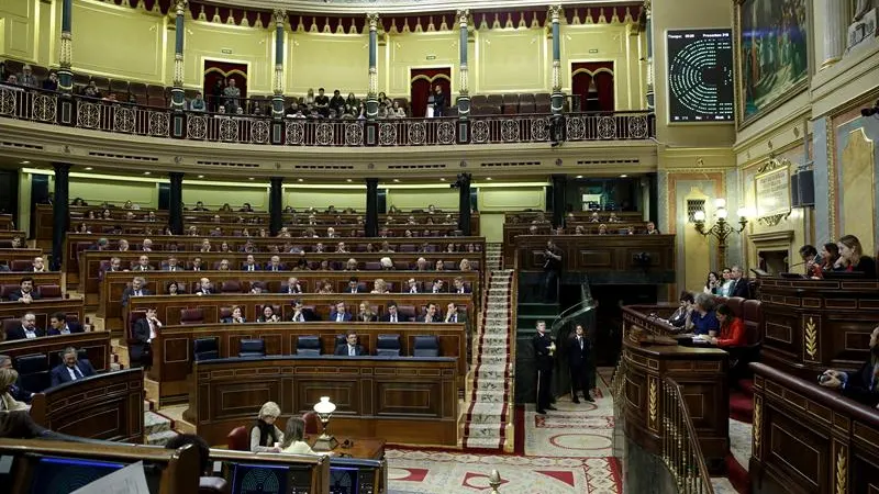 Vista general del Congreso de los Diputados