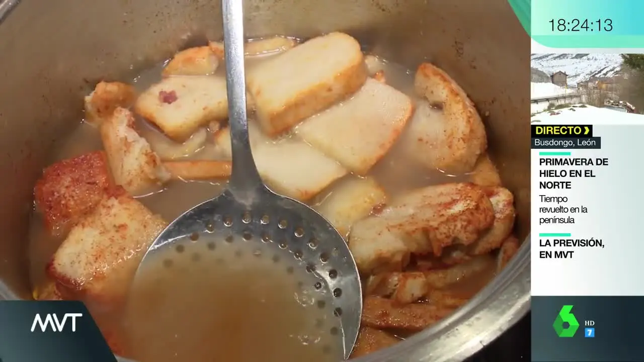 Sopa castellana, un plato perfecto para combatir el frío 