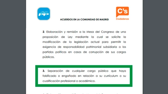 Acuerdo PP Ciudadanos Acuerdo PP Ciudadanos