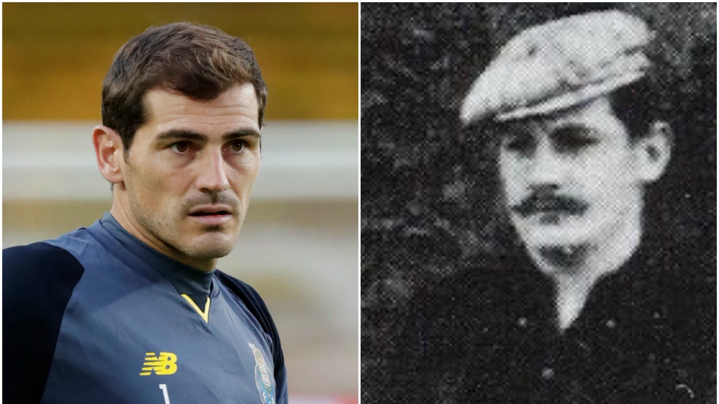 Iker Casillas y el suizo Hans Heinrich Suter Iker Casillas y el suizo Hans Heinrich Suter
