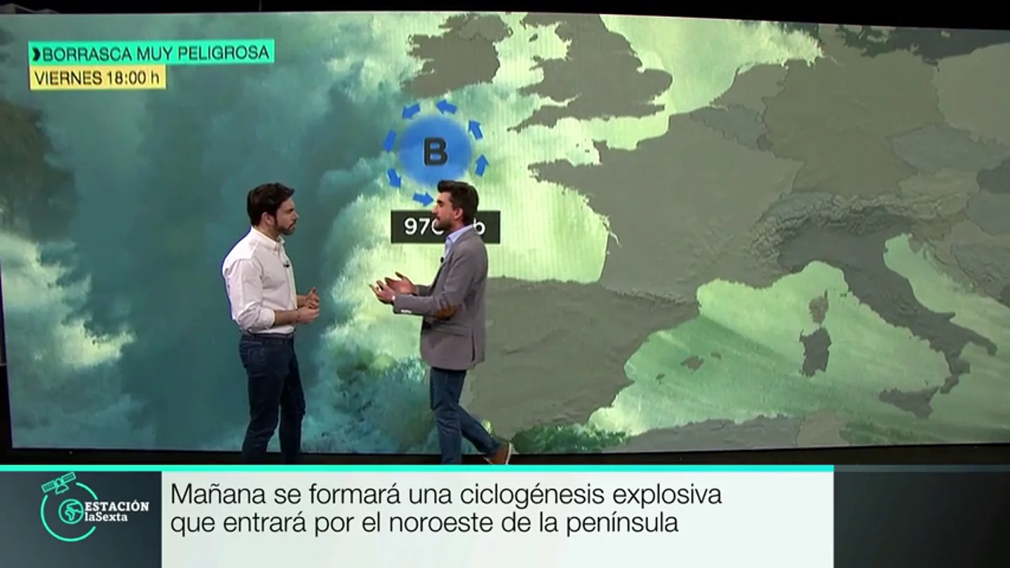 Estación laSexta (22/03/2018) completo: ¿Qué peligros trae la ciclogénesis explosiva que llega por el norte? Estación laSexta (22/03/2018) completo: ¿Qué peligros trae la ciclogénesis explosiva que llega por el norte?