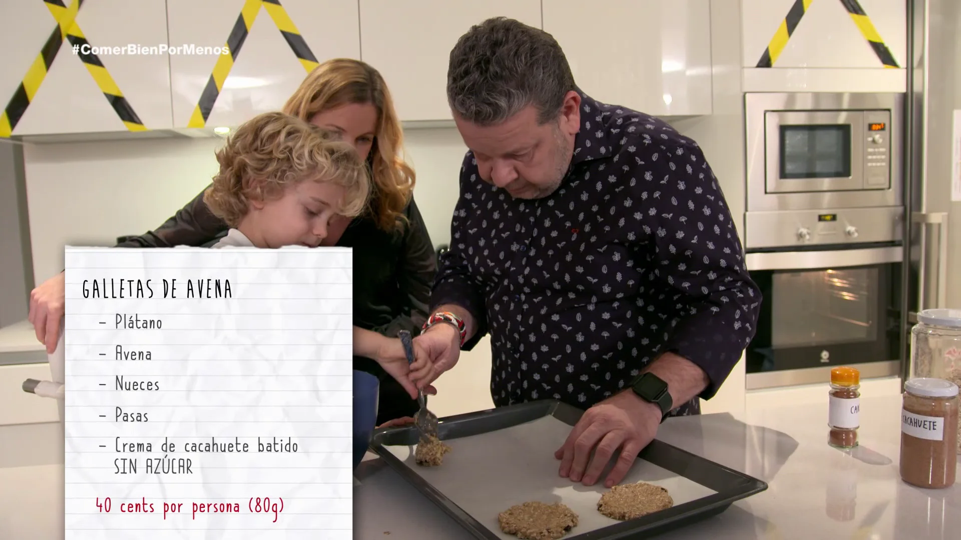 Alberto Chicote hace galletas de avena