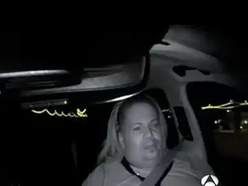 Interior de un coche autónomo Uber Interior de un coche autónomo Uber