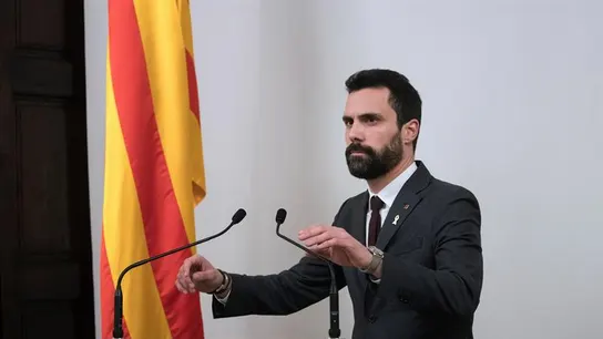 El president del Parlament Roger Torrent El president del Parlament Roger Torrent