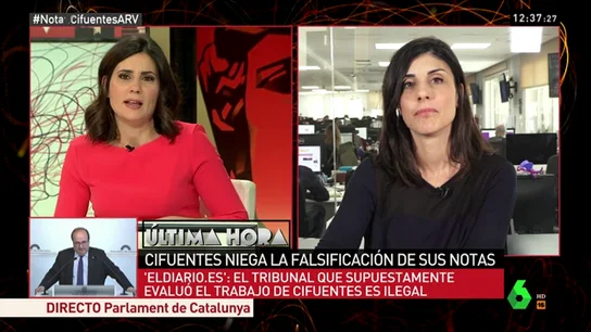 Raquel Ejerique, la periodista que destapó la supuesta falsificación de las notas de Cifuentes Raquel Ejerique, la periodista que destapó la supuesta falsificación de las notas de Cifuentes