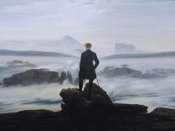 “El Caminante sobre un mar de nubes”, de Friedrich, recoge perfectamente la tesis científica “El Caminante sobre un mar de nubes”, de Friedrich, recoge perfectamente la tesis científica