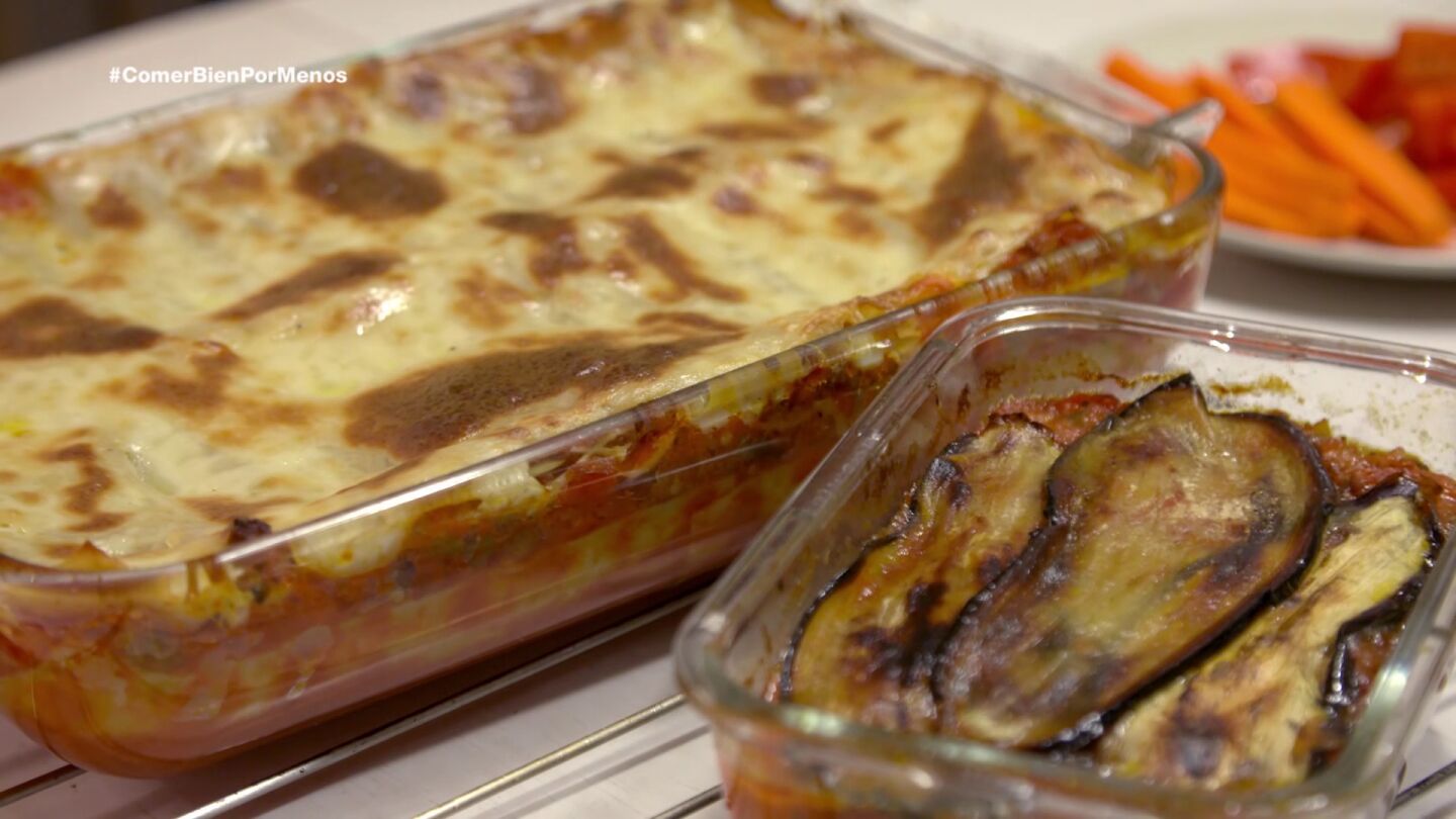 Musaka y lasa&ntilde;a de verduras