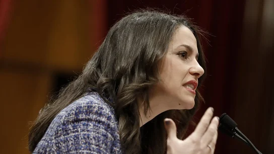 Inés Arrimadas en el Parlament Inés Arrimadas en el Parlament