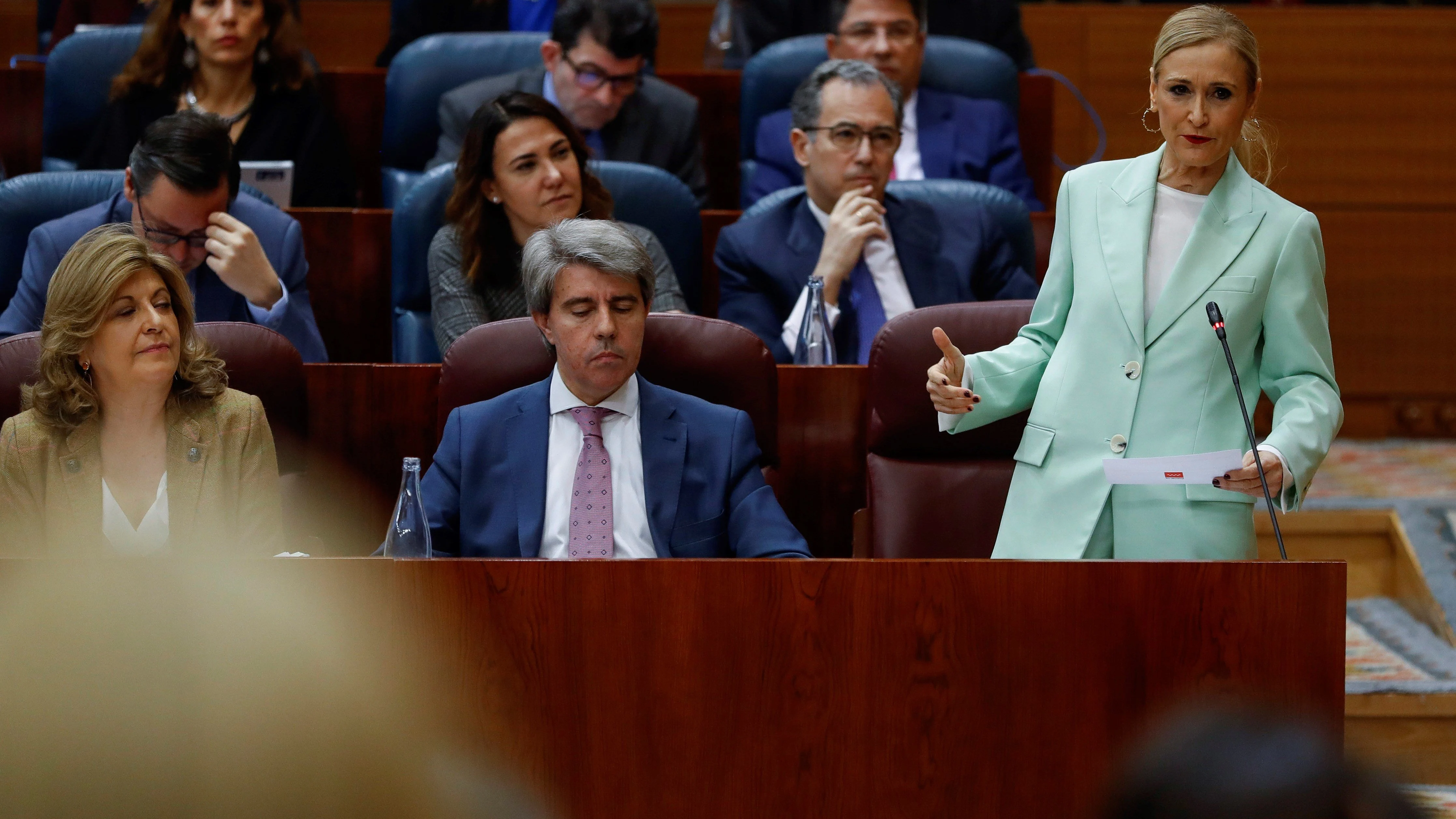 La presidenta de la Comunidad de Madrid, Cristina Cifuentes