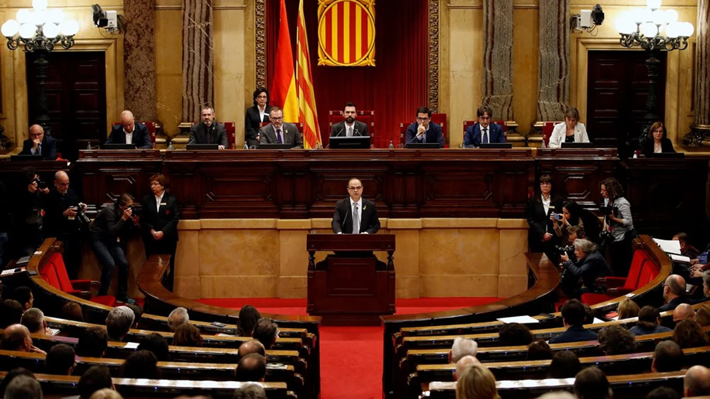 Jordi Turull en el Parlament Jordi Turull en el Parlament