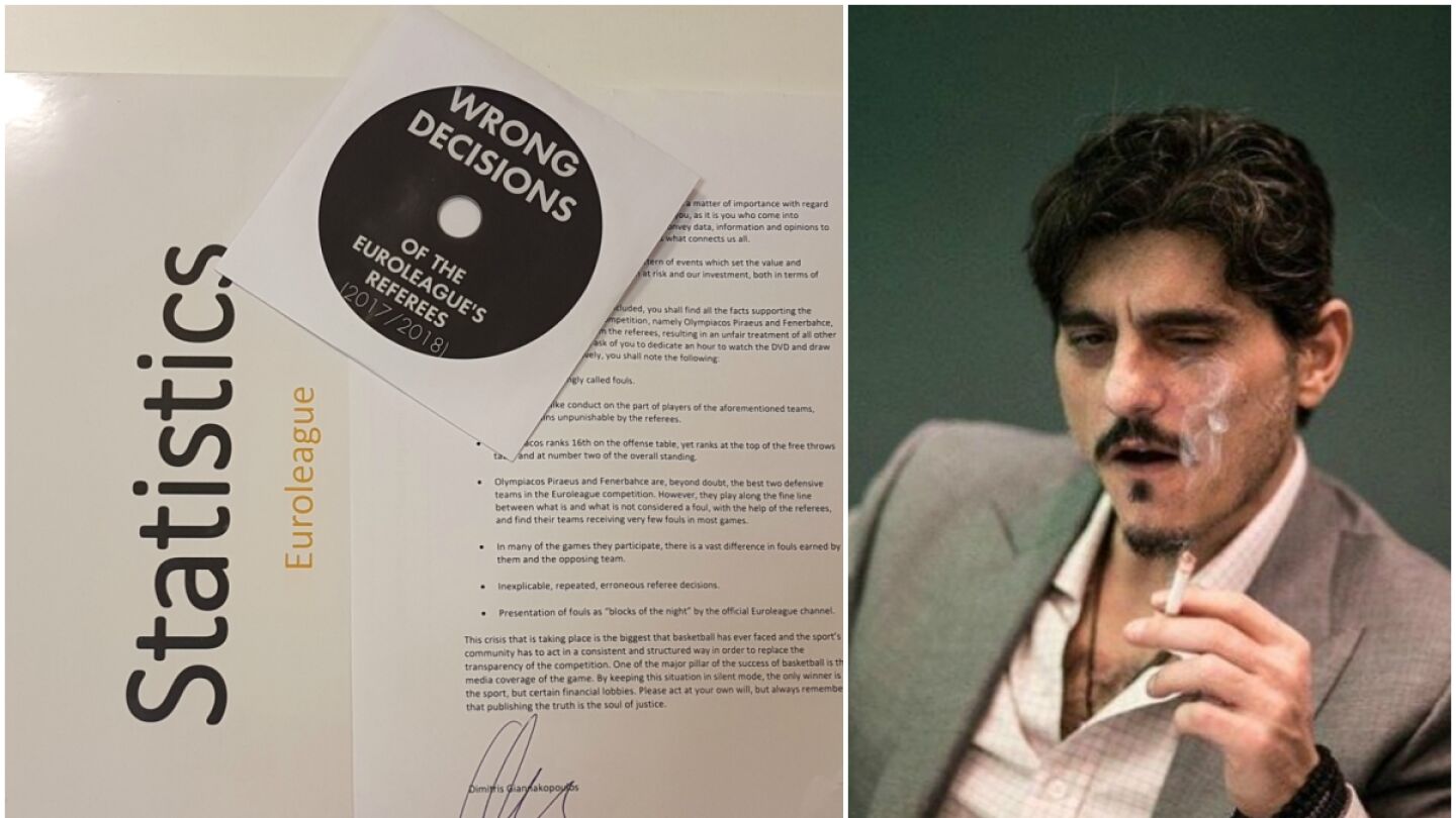 Giannakopoulos y su dossier enviado a los medios