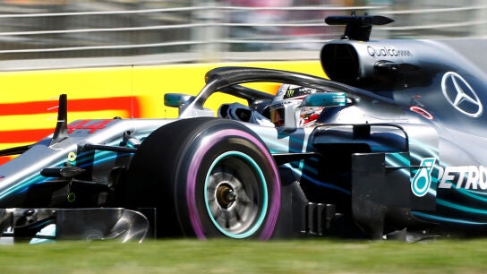 Hamilton, durante los Libres 1 de Australia