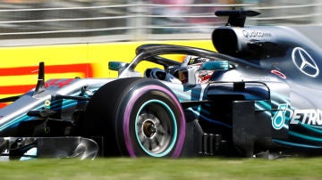 Hamilton, durante los Libres 1 de Australia