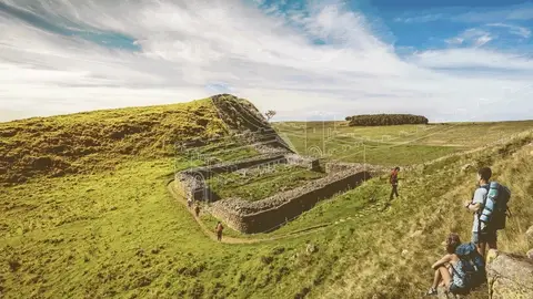 Milecastle 39 sobre el Muro de Adriano Cómo serían estas 7 antiguas ruinas
