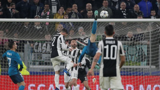 Cristiano ejecuta su chilena ante la Juventus Cristiano ejecuta su chilena ante la Juventus